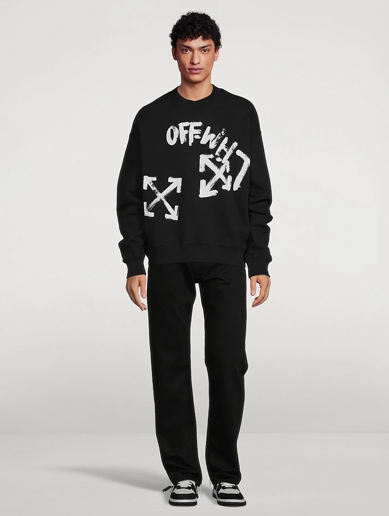 Paint Script Skate Crewneck Sweatshirt