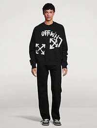 Paint Script Skate Crewneck Sweatshirt