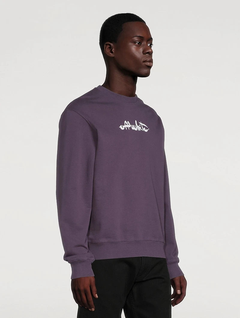 Cotton Crewneck Sweatshirt