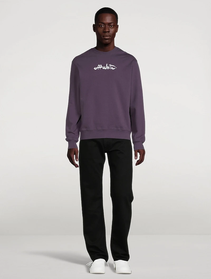 Cotton Crewneck Sweatshirt