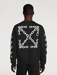 Chain Arrow Slim Sweatshirt