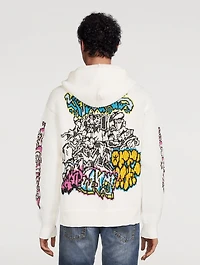 Wool-Blend Chunky Hoodie