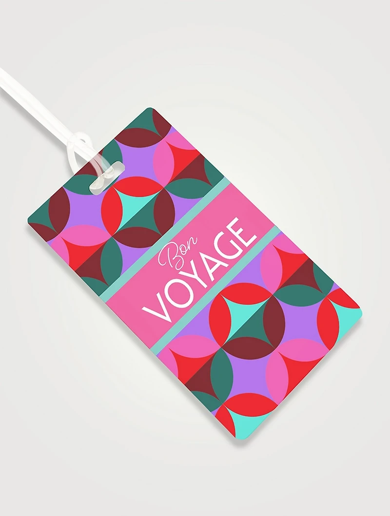 Bon Voyage Luggage Tag