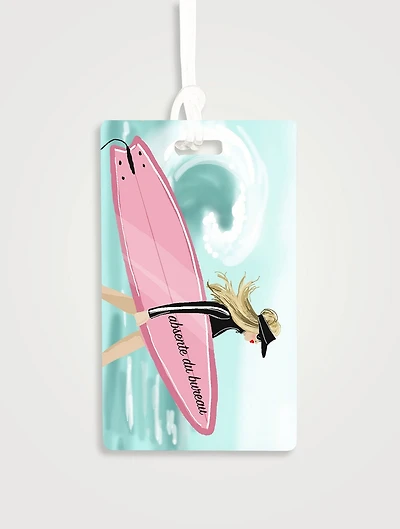 Beach Break Luggage Tag - French