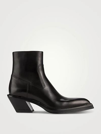 Donovan Leather Ankle Boots
