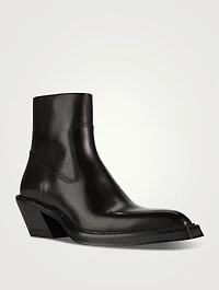 Donovan Leather Ankle Boots