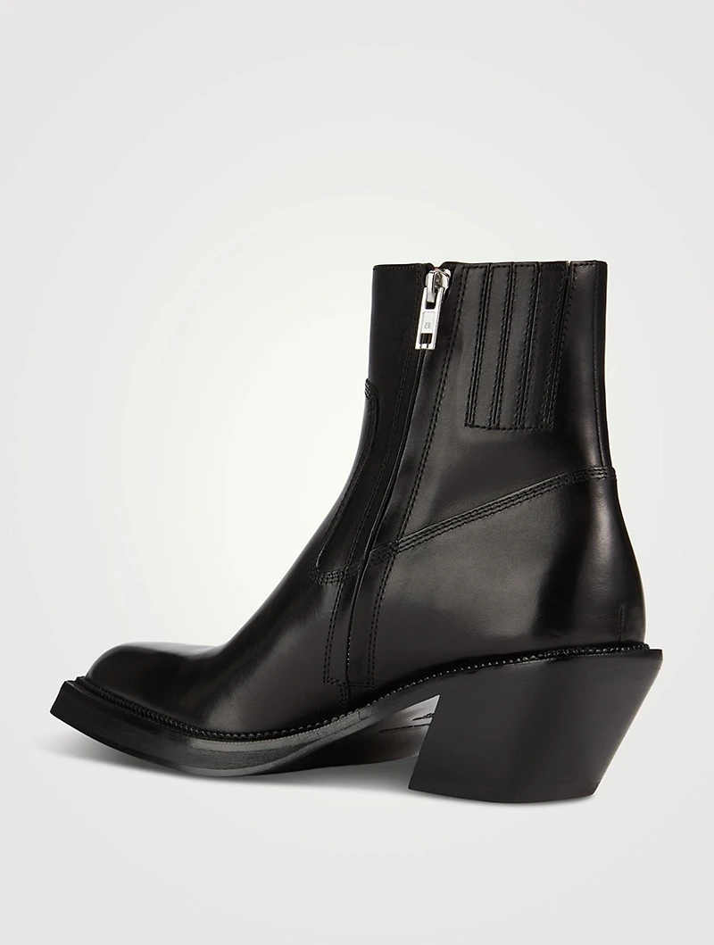 Donovan Leather Ankle Boots