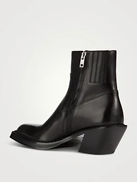 Donovan Leather Ankle Boots