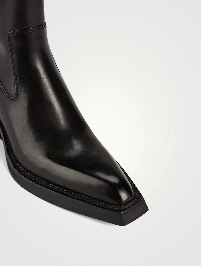 Donovan Leather Ankle Boots
