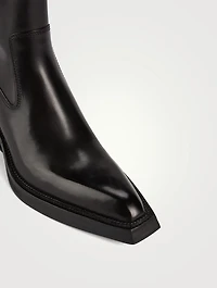 Donovan Leather Ankle Boots