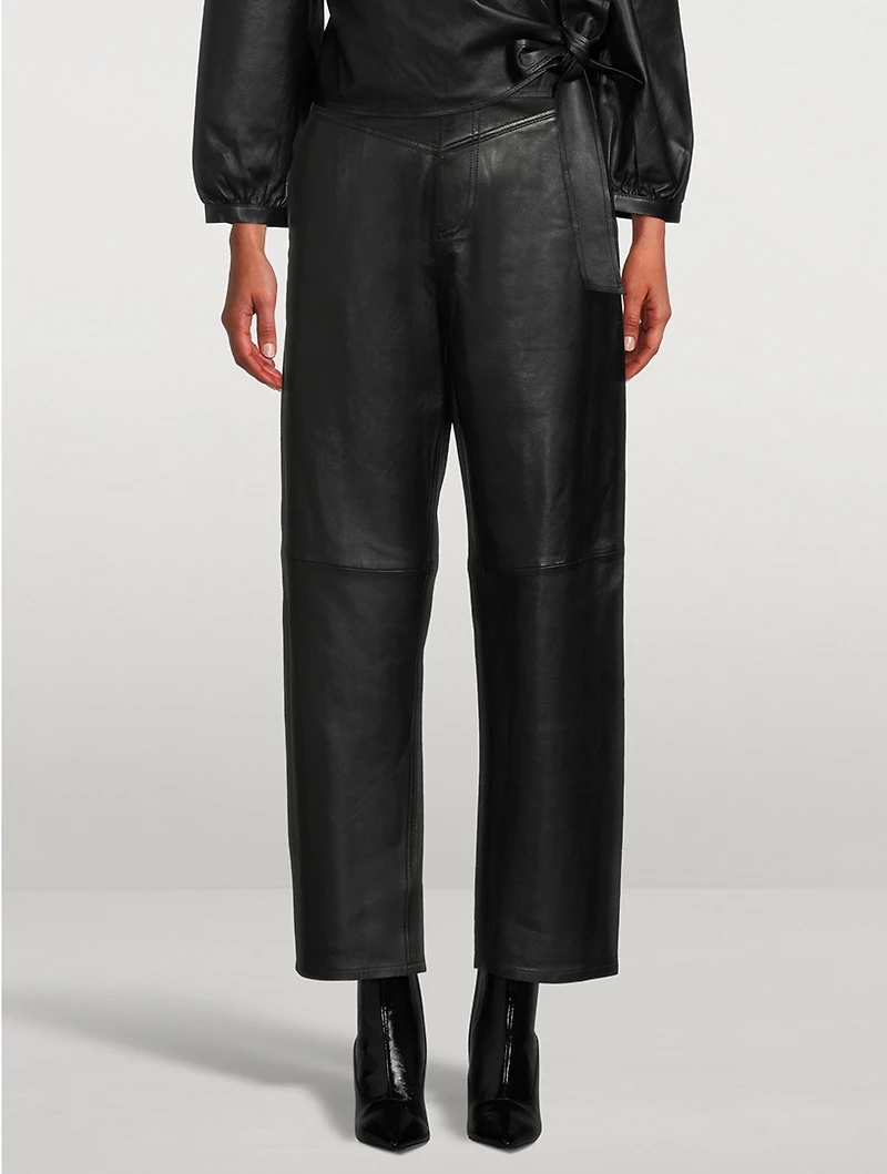 Hael Leather Trousers