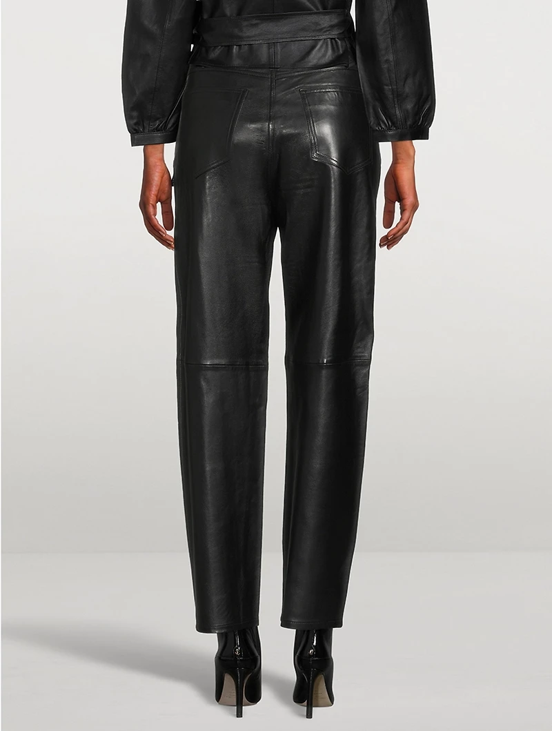 Hael Leather Trousers