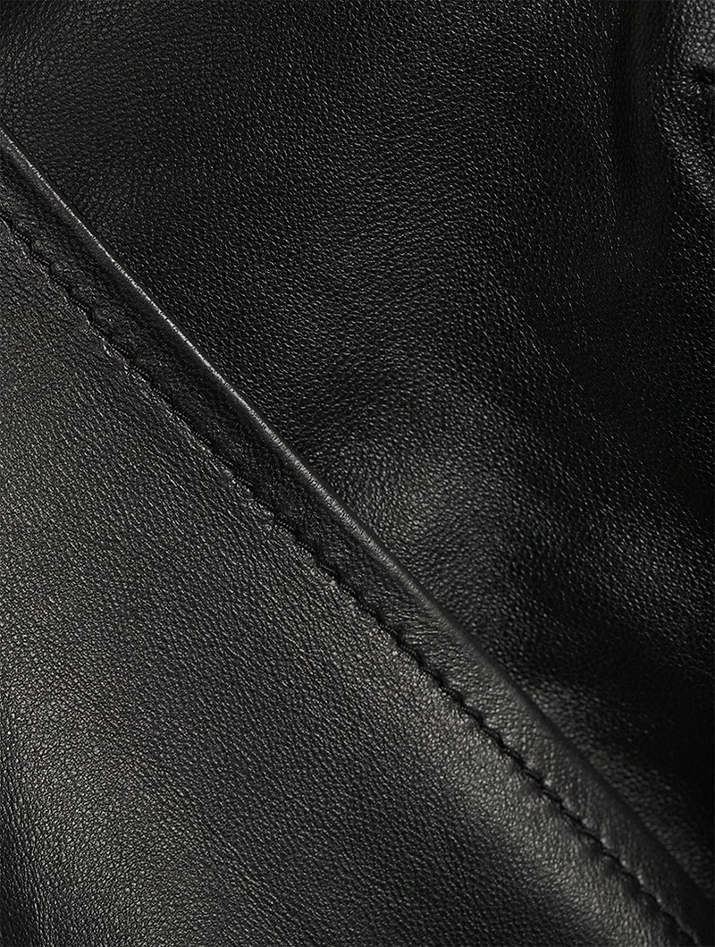 Houston Leather Wrap Top