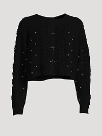 Otello Crystal-Embellished Wool Sweater