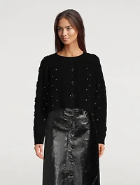 Otello Crystal-Embellished Wool Sweater