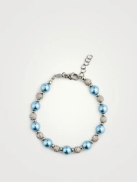 Nialaya x Holt Renfrew Blue Pearl Bracelet