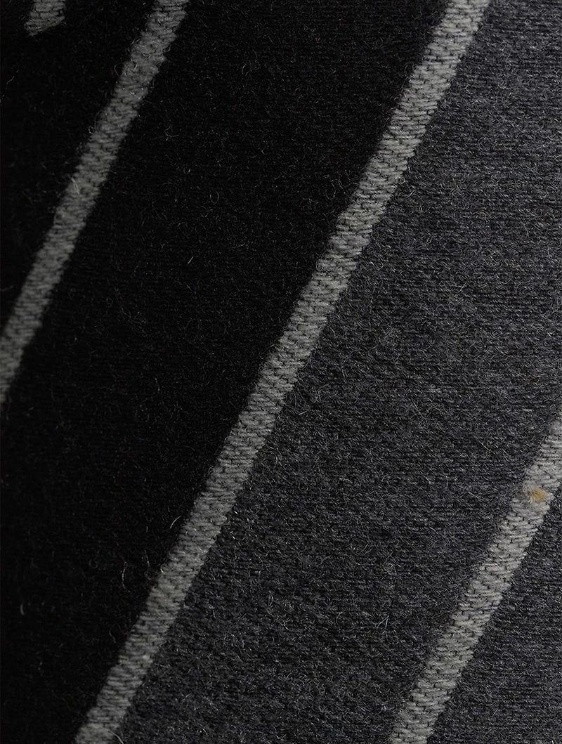 Wool-Blend Variegated Stripe Coat