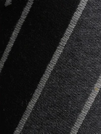 Wool-Blend Variegated Stripe Coat