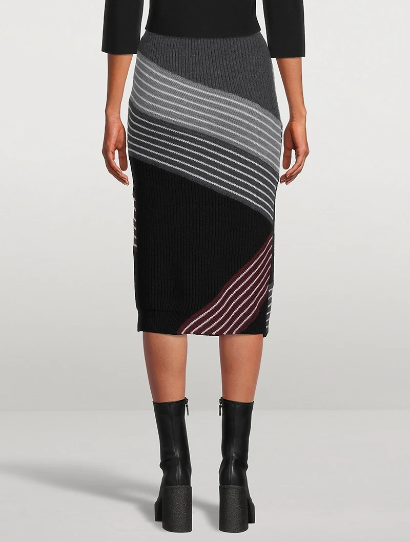 Wool Midi Skirt