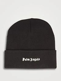 Wool-Blend Logo Beanie