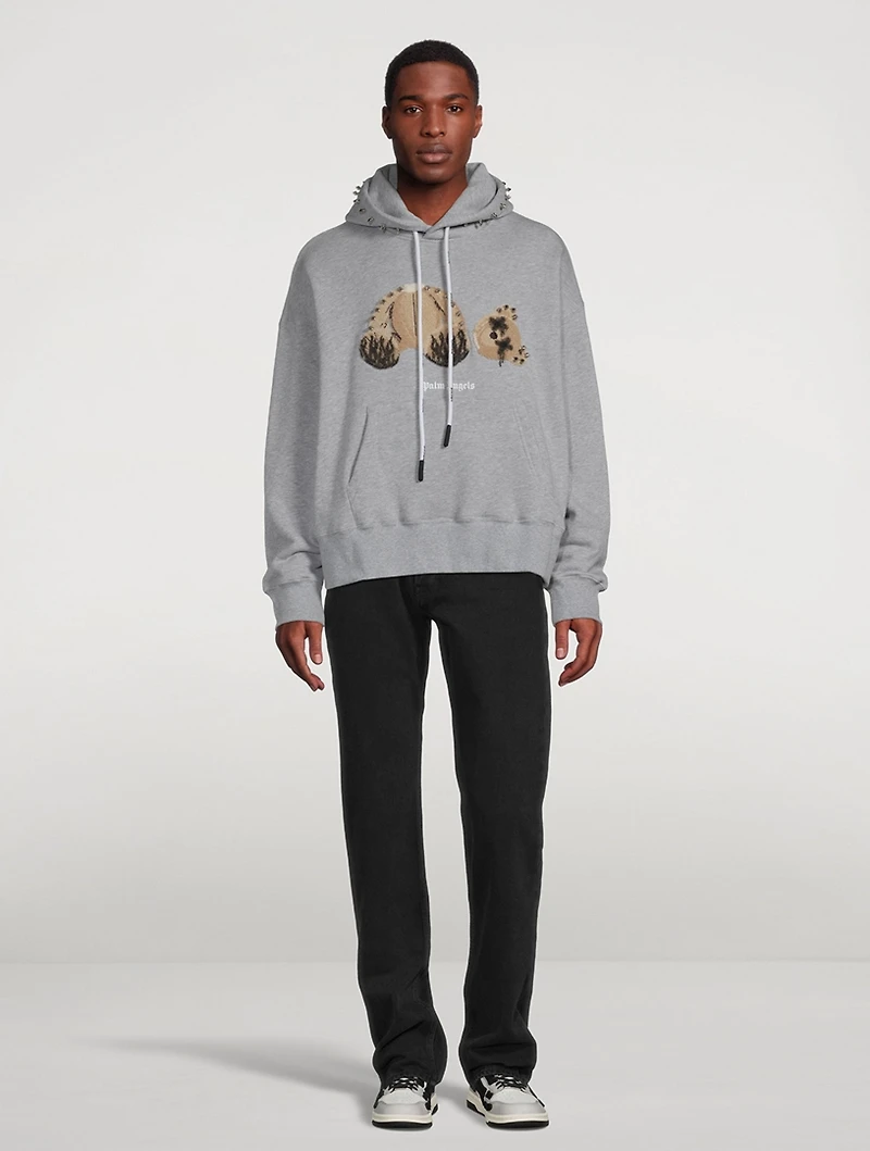 Punk Bear Lurex Fleece Hoodie