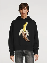 Banana Cotton Printed Hoodie