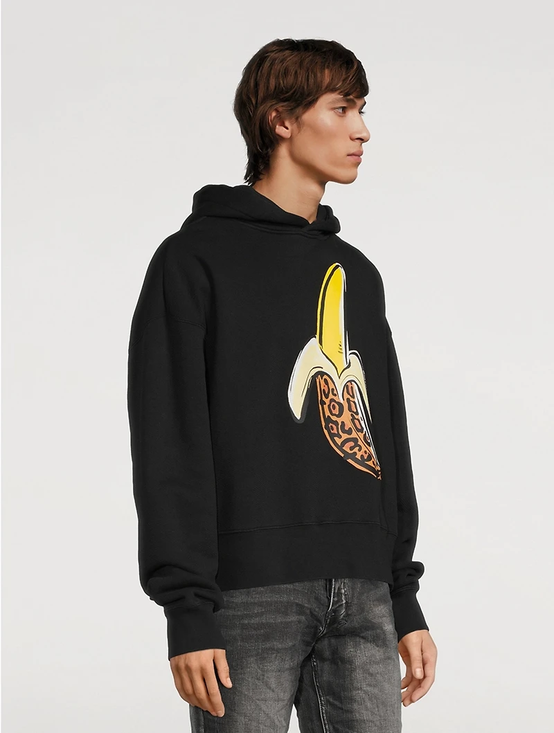 Banana Cotton Printed Hoodie