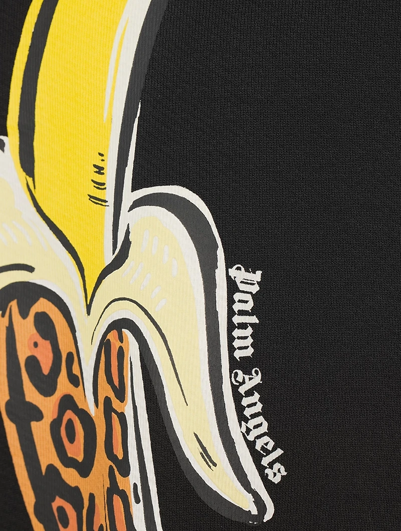 Banana Cotton Printed Hoodie