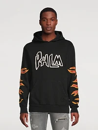 Graffiti Flame Cotton Hoodie