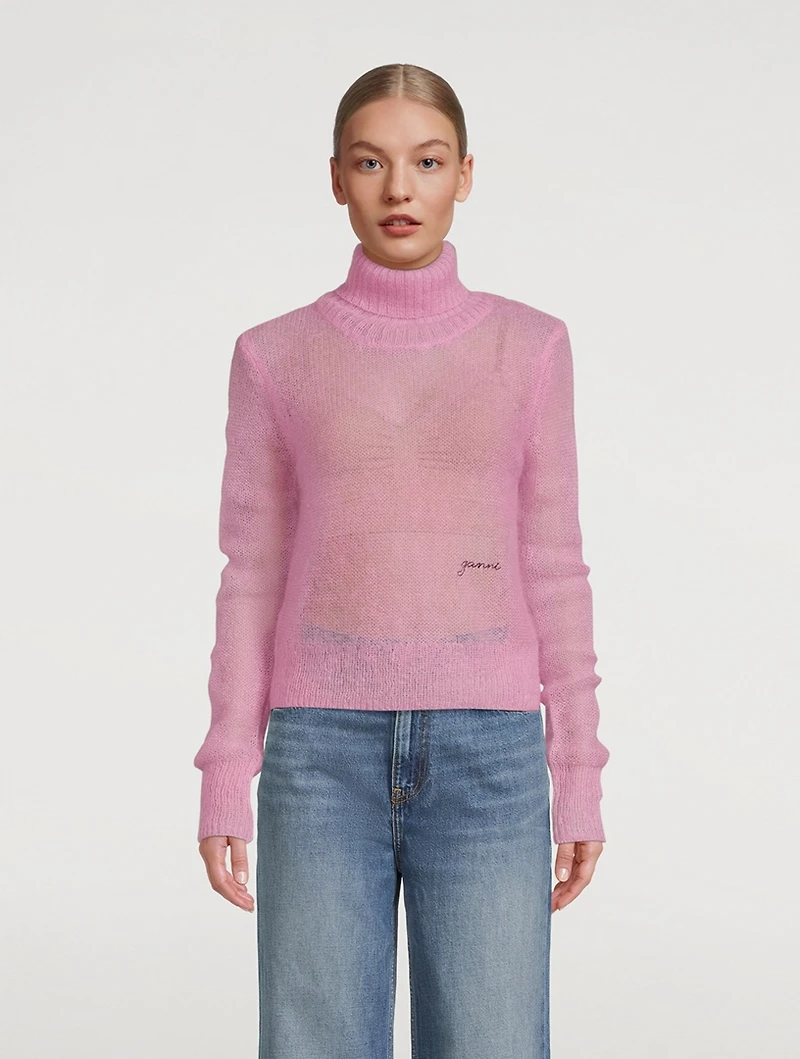 Mohair Turtleneck Sweater
