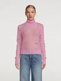 Mohair Turtleneck Sweater