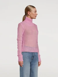 Mohair Turtleneck Sweater