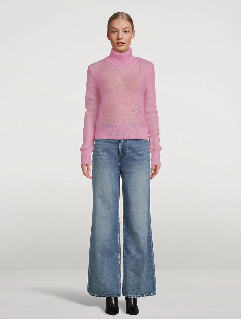 Mohair Turtleneck Sweater