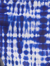 The Tati High-Waisted Bikini Bottom Shibori Print