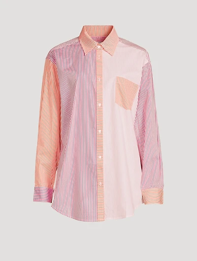 The Oxford Tunic Shirt Stripe Print