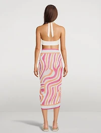 The Pareo In Abstract Zebra Print