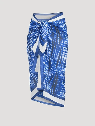 The Pareo In Shibori Print