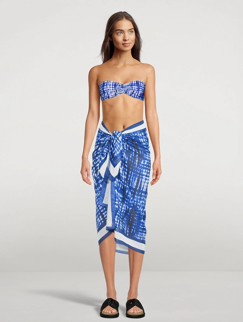 The Pareo In Shibori Print