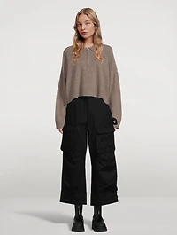 Banni Wool-Blend Cropped Sweater