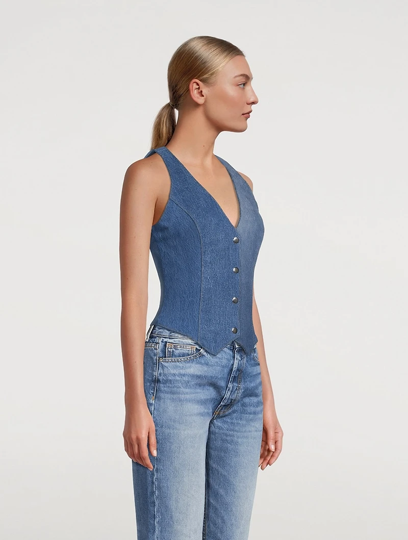 Ava Denim Vest