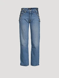 Chain Replicas Straight-Leg Jeans
