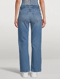 Chain Replicas Straight-Leg Jeans