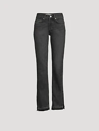 Unravelled Two Straight-Leg Jeans