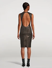 Leather Sleeveless Dress