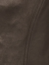 Leather Sleeveless Dress