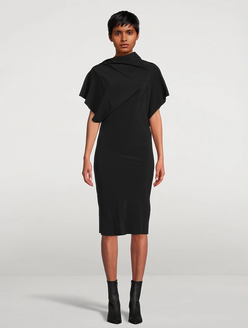 Seb Draped Midi Dress