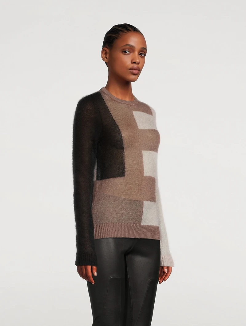 Biker Intarsia Sweater