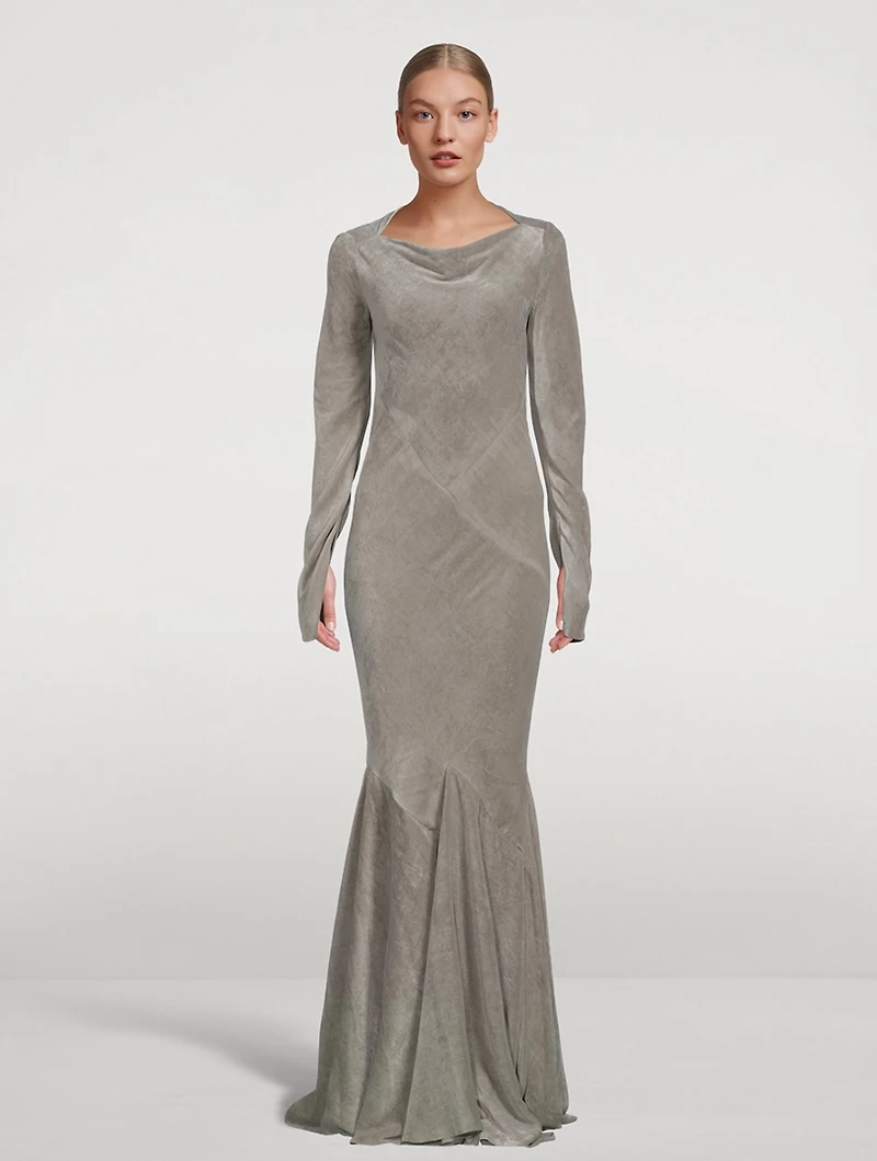 Glenda Velvet Gown