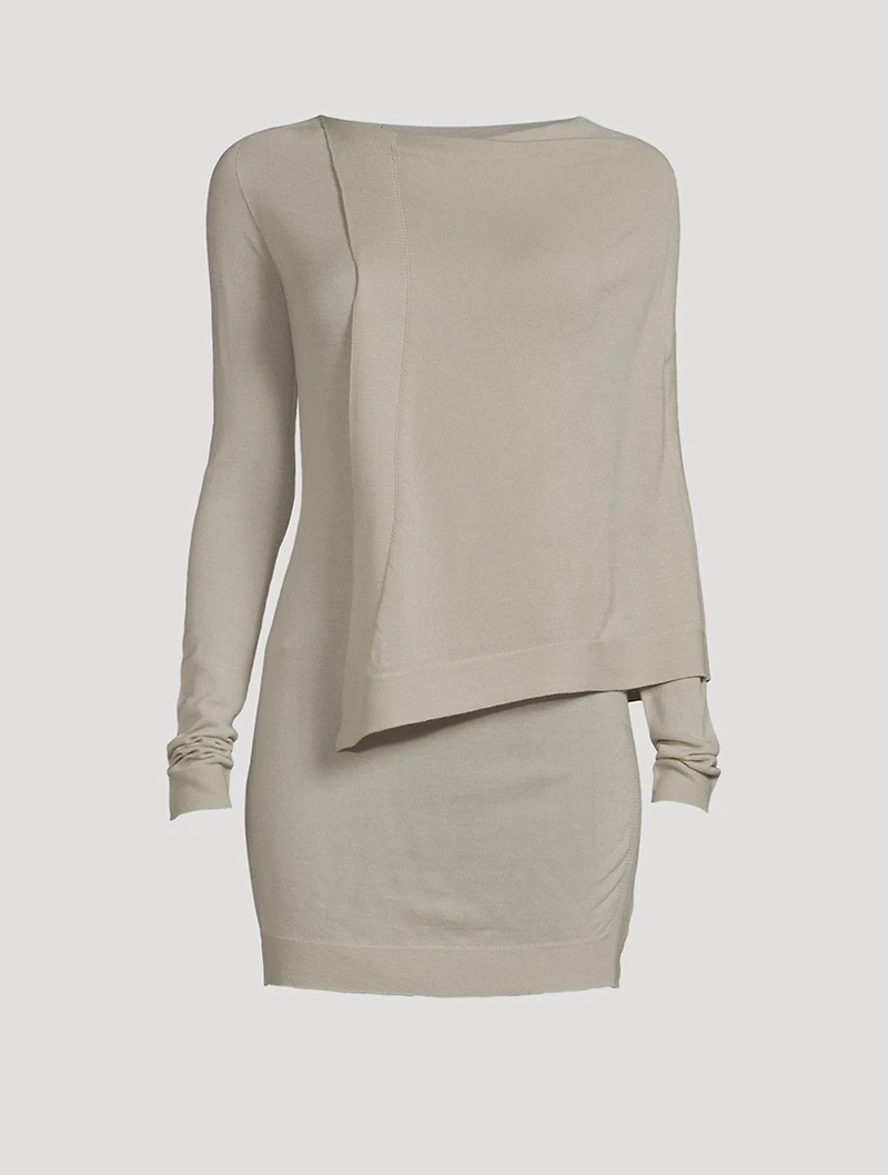 Caped Wool Top