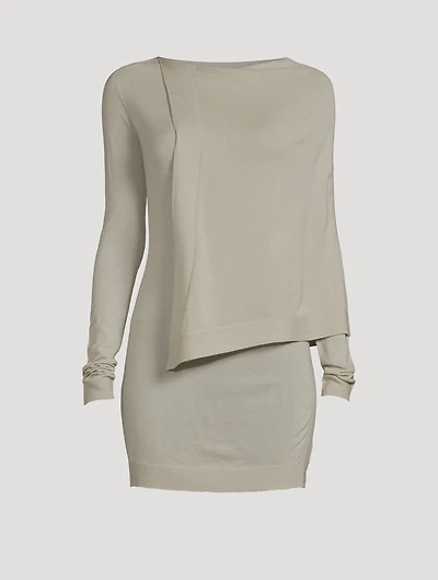 Caped Wool Top